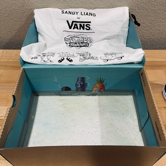 VANS Sk8-HI Spongebob Sandy Liang Patchwork Women's US 9.5 8.5 - Picture 5 of 11